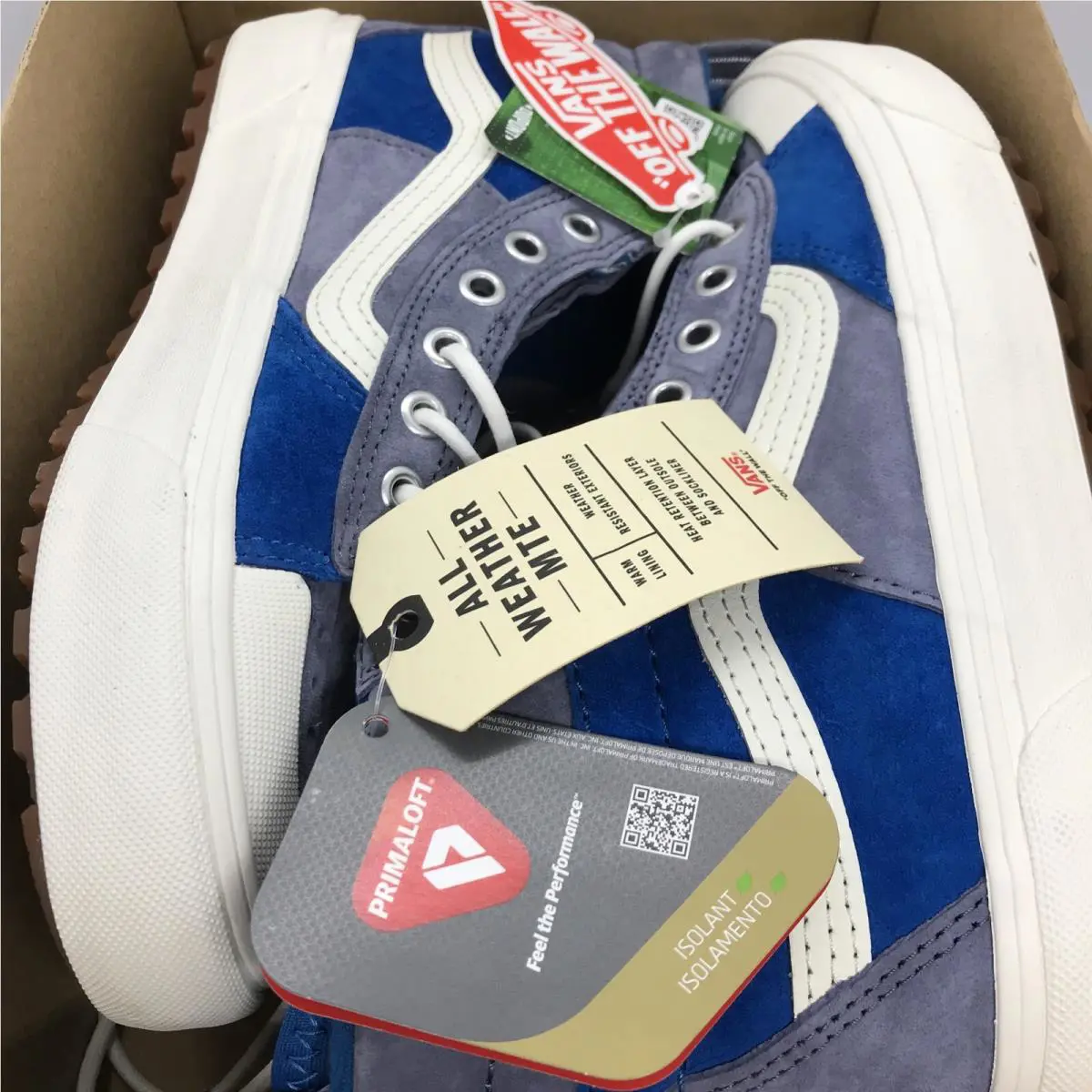 Vans shoes - VANS Sk8-Hi Mte - Mte - Blue Block / Marshmallow - White / Gray - Grey, Manufacturer: Blue Block / Marshmallow (UPC: 0194902287901) 6