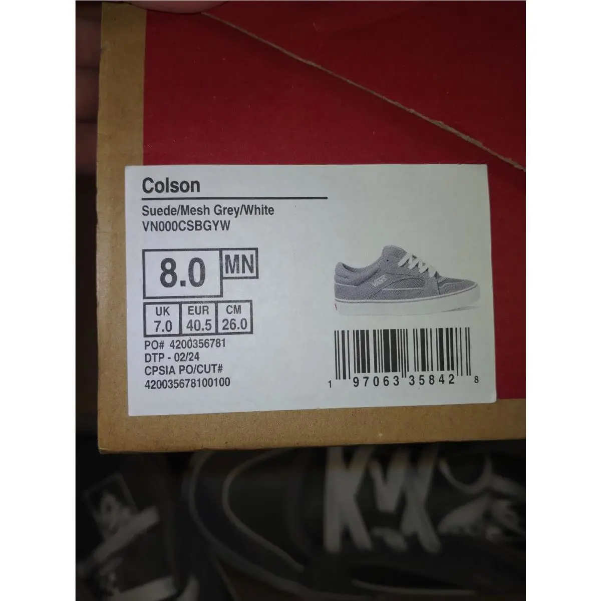 Vans shoes - Vans Colson - Colson - Gray 0