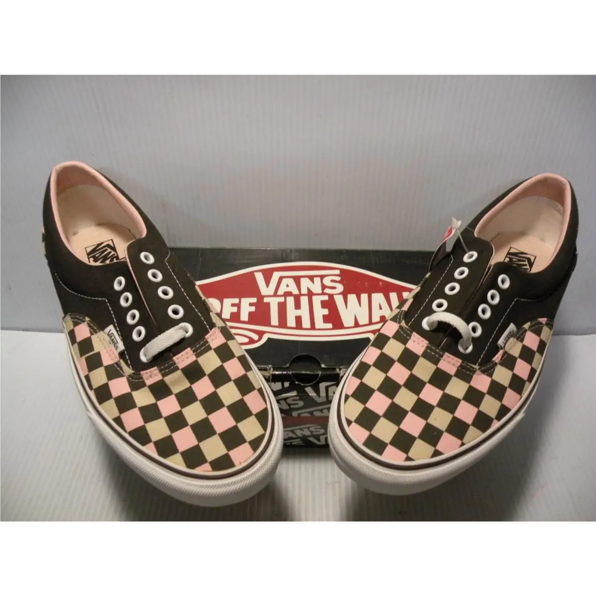 Vans shoes - BROWN/PINK/WHITE (CHECKERBOARD) 0