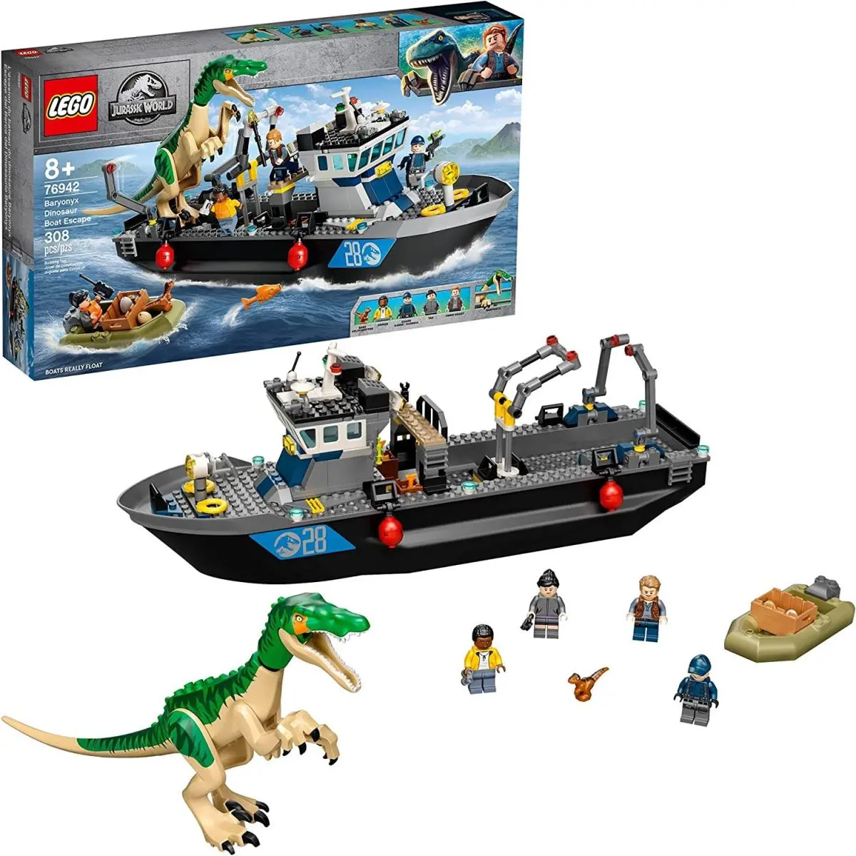 Lego Jurassic World: 76942 - Baryonyx Dinosaur Boat Escape