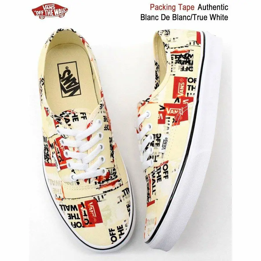Vans shoes - CREAM WHITE PACKING TAPE PRINT 0
