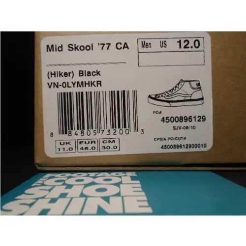 Vans shoes - Vans Mid Skool `77 CA - VN-0LYMHKR - Black 7