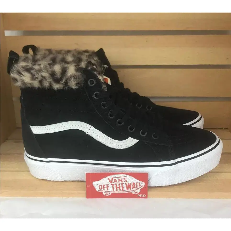 Vans shoes - VANS Sk8-Hi Mte - Mte - VN0A3TKOUQG - Black / White / Leopard (UPC: 0192363214009) 0