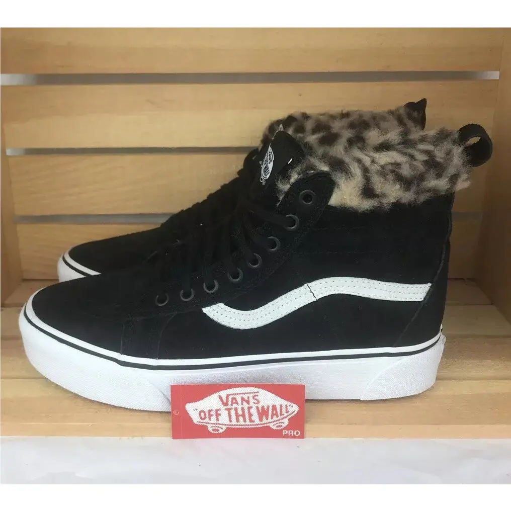 Vans shoes - VANS Sk8-Hi Mte - Mte - VN0A3TKOUQG - Black / White / Leopard (UPC: 0192363214009) 1
