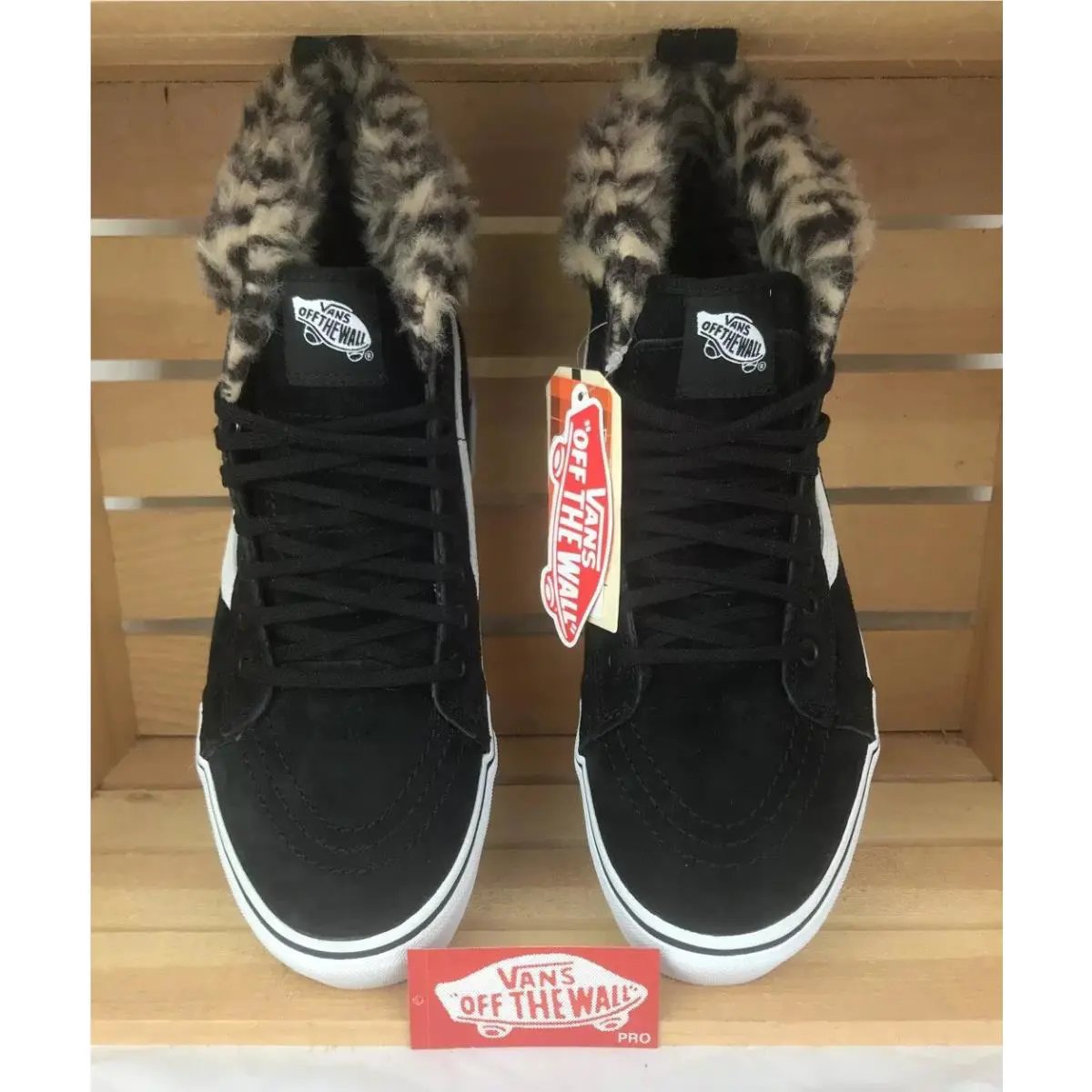 Vans shoes - VANS Sk8-Hi Mte - Mte - VN0A3TKOUQG - Black / White / Leopard (UPC: 0192363214009) 2
