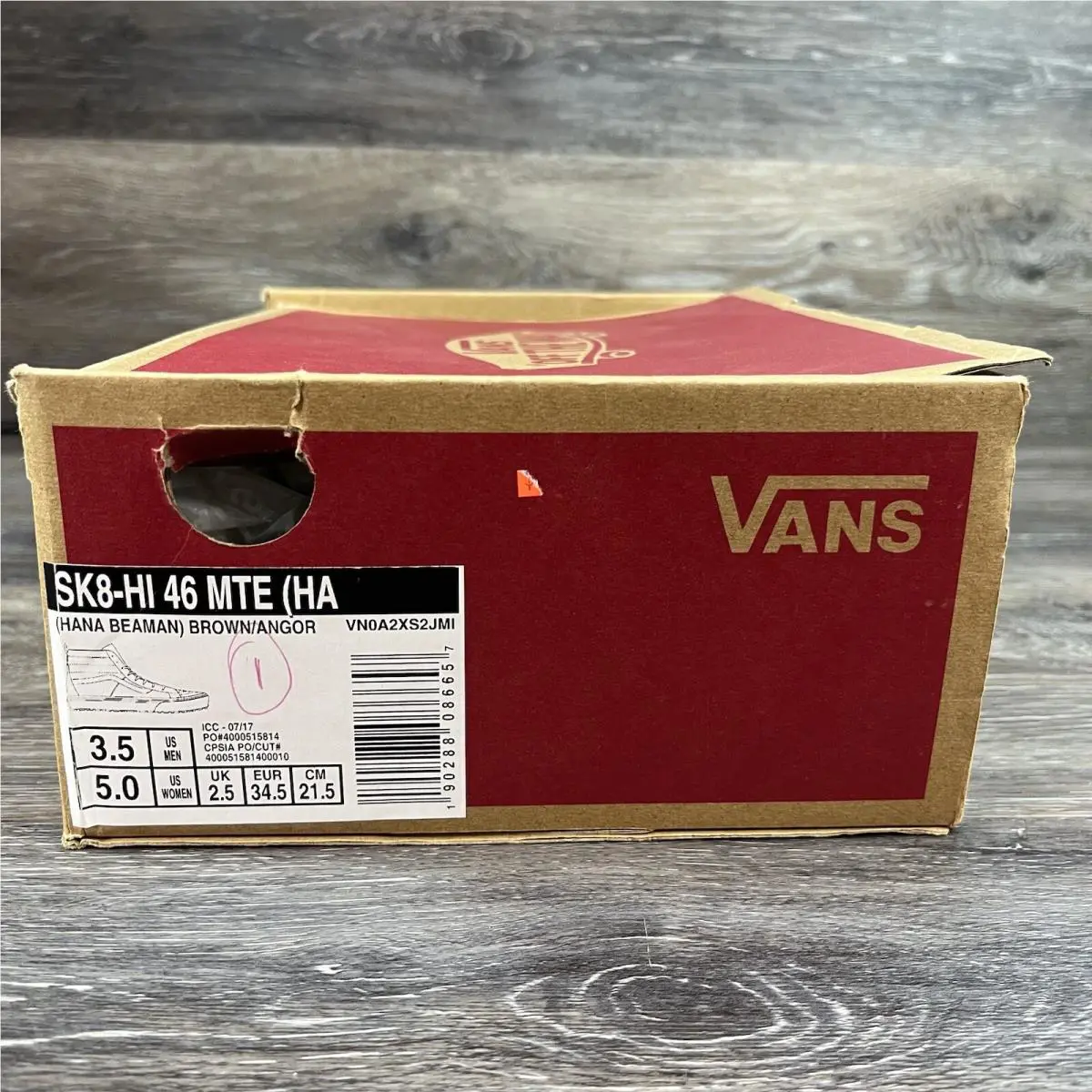 Vans shoes - VN0A2XS2JMI - VN0A2XS2JMI - Brown 1