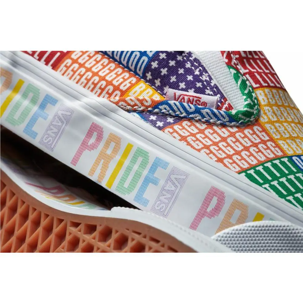 Vans shoes  - multi-color red blue orange green yellow white 4