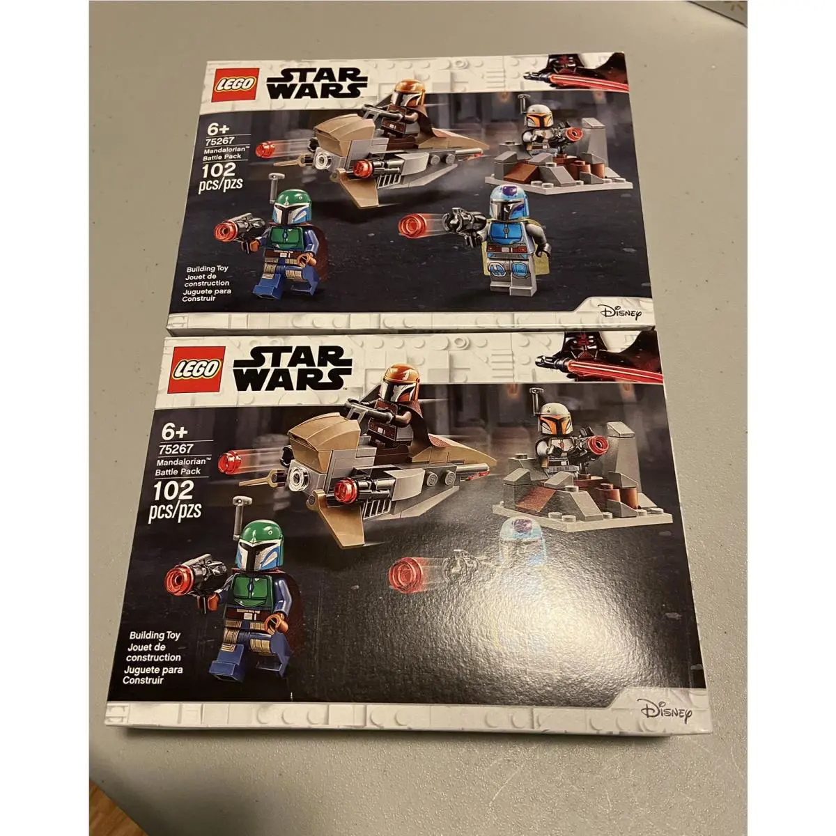 2 Lego Star Wars: Mandalorian Battle Pack 75267 /sealed x 2