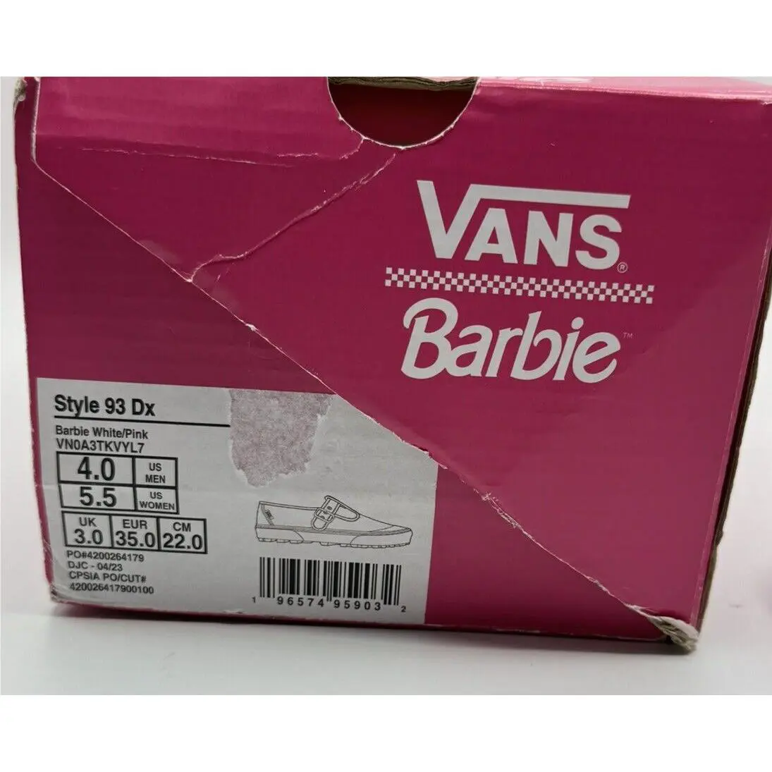 Vans shoes - VANS BARBIE STYLE 93 DX - Pink 8