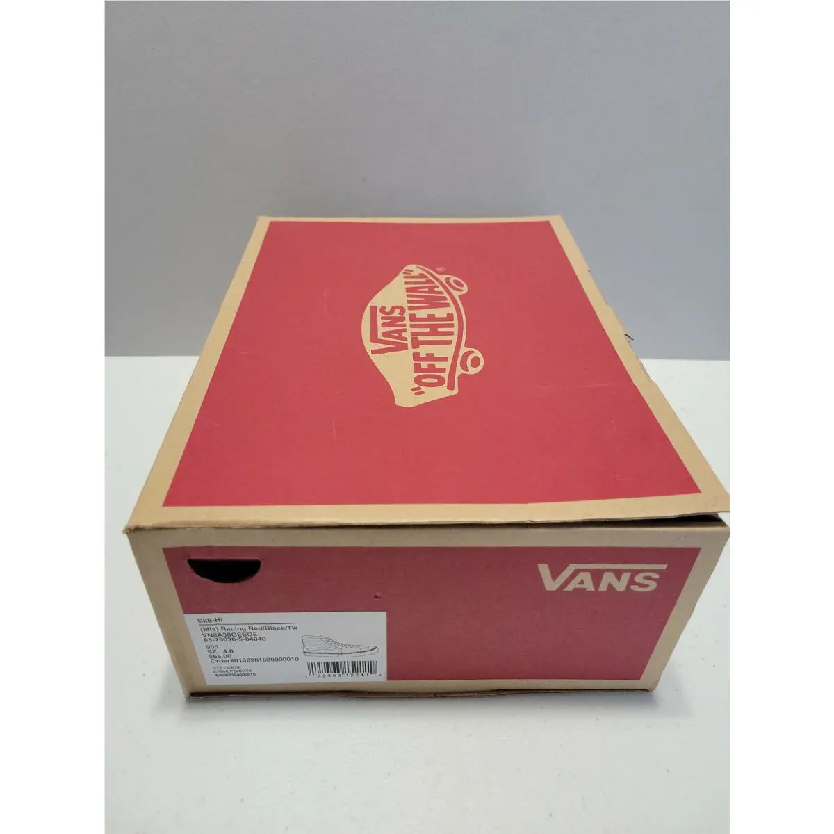 Vans shoes - Vans Sk8 Hi - Red (UPC: 192363152110) 7