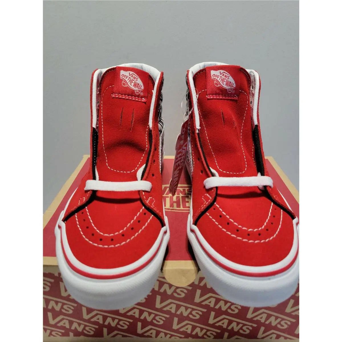 Vans shoes - Vans Sk8 Hi - Red (UPC: 192363152110) 1