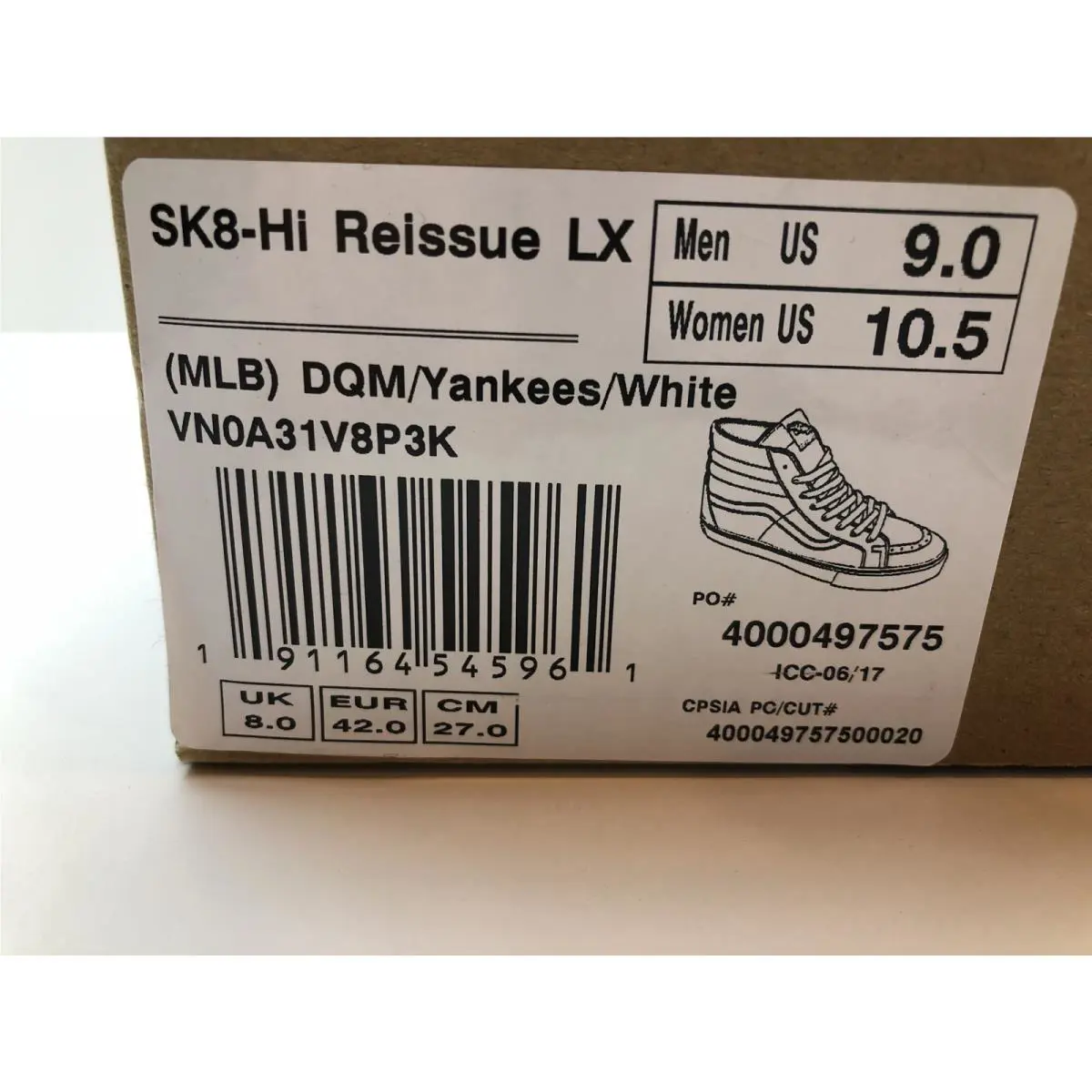 Vans shoes - VANS Sk8-Hi - White 10