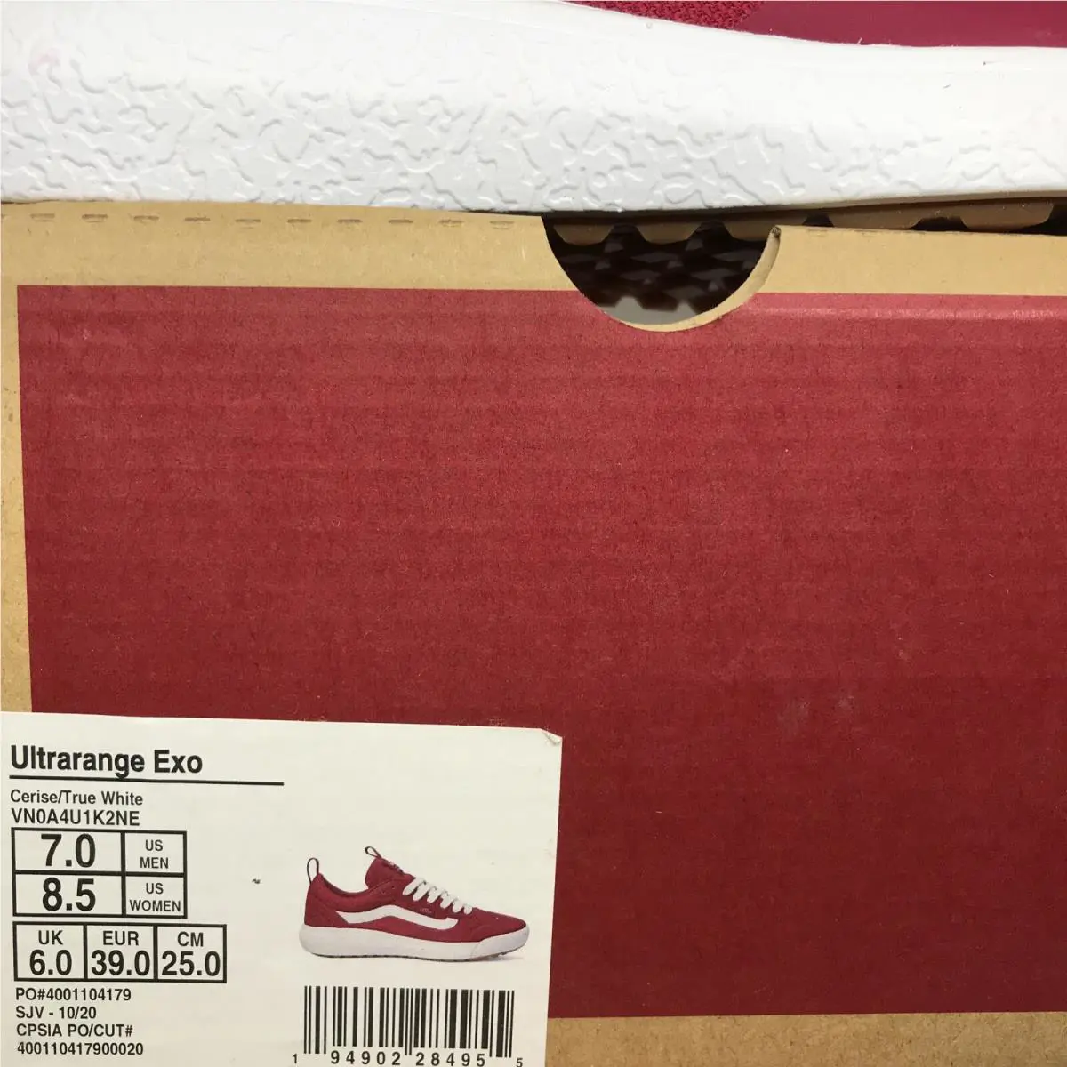 Vans shoes - VANS Ultrarange Exo - Ultrarange Exo - VN0A4U1K2NE - Cerise - Red / True White, Manufacturer: Cerise / True White (UPC: 0194902284955) 5