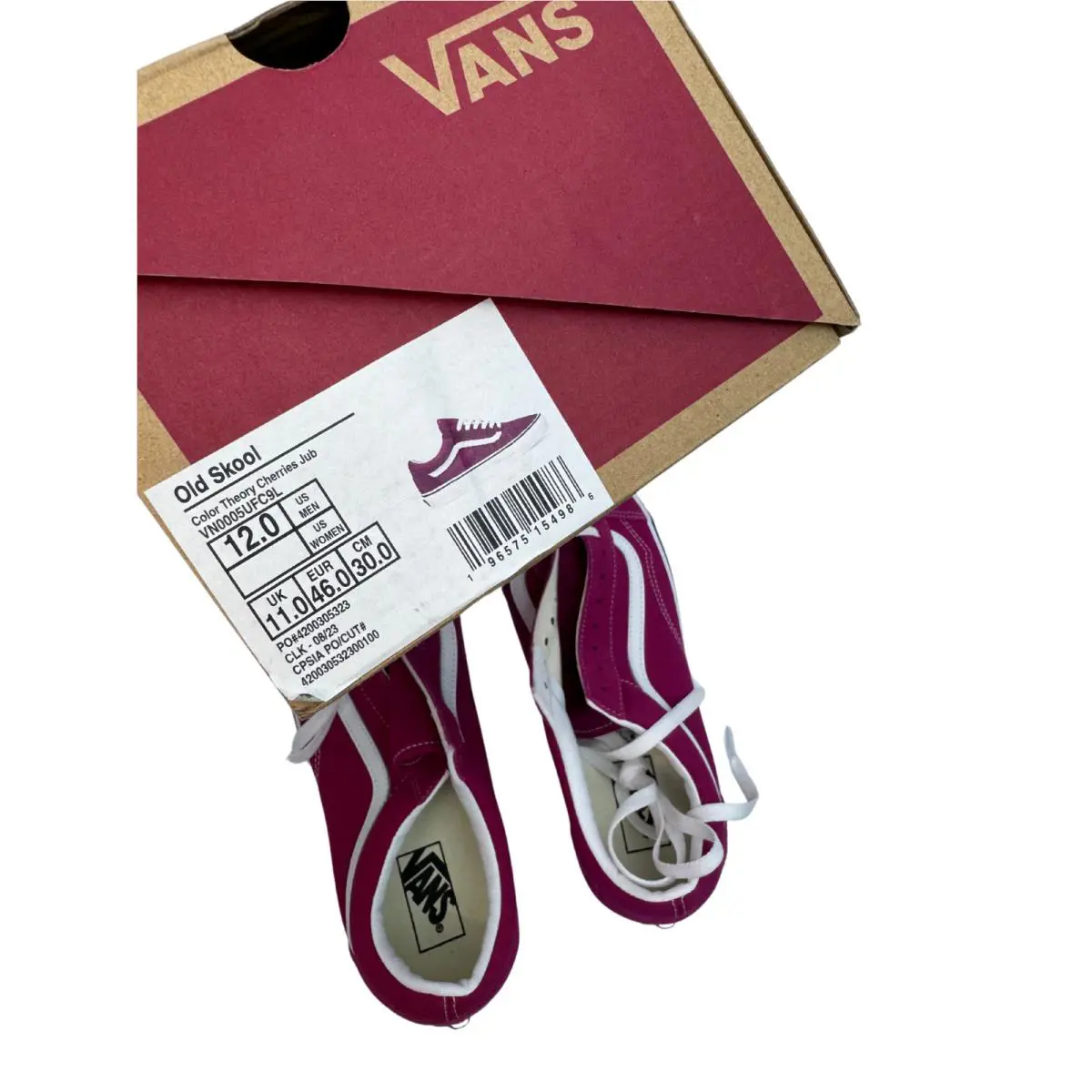 Vans shoes - VANS Old Skool - Old Skool - (C9L) Color Theory Cherries Jubilee (UPC: 196575153491) 4