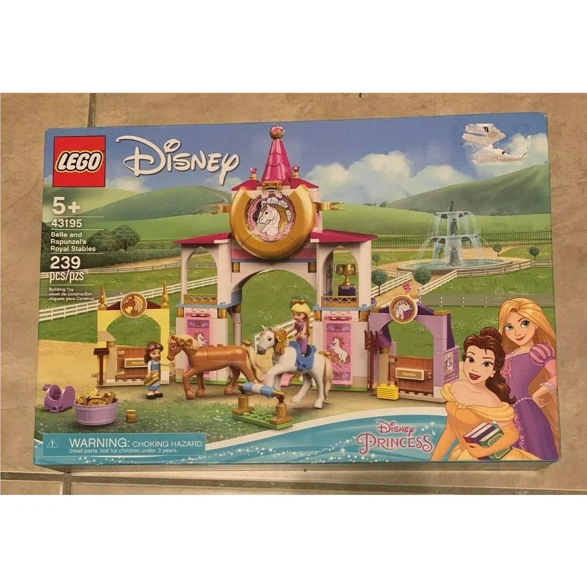 Lego Belle Rapunzel Royal Stables 43195 Disney Set 239 Pcs