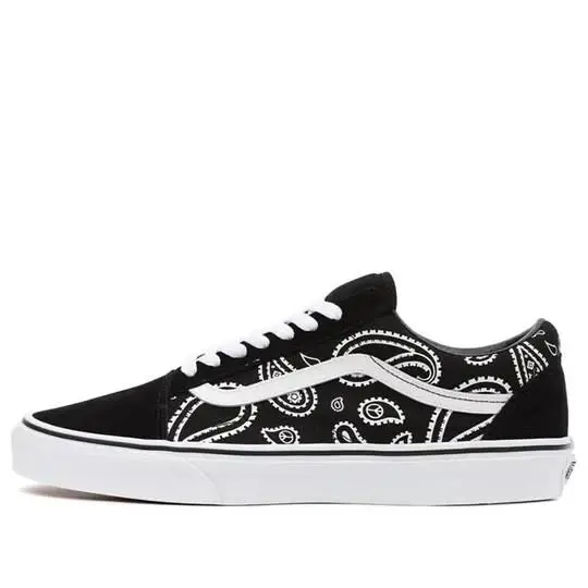 Vans shoes - Black / white / Bandanna 2