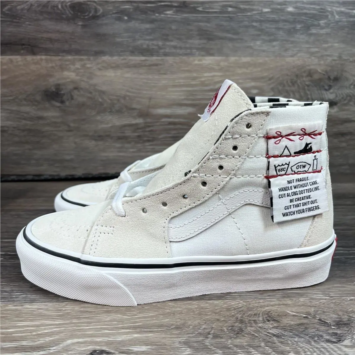 Vans shoes - VANS Sk8-Hi - VN0A4U1624F - White 9