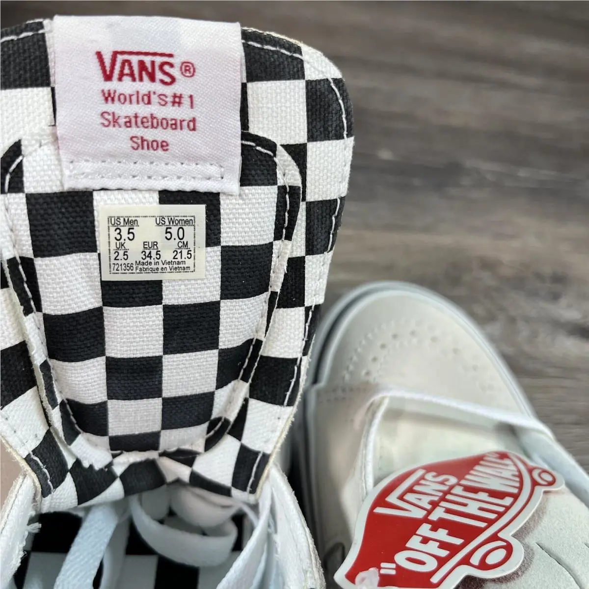 Vans shoes - VANS Sk8-Hi - VN0A4U1624F - White 10