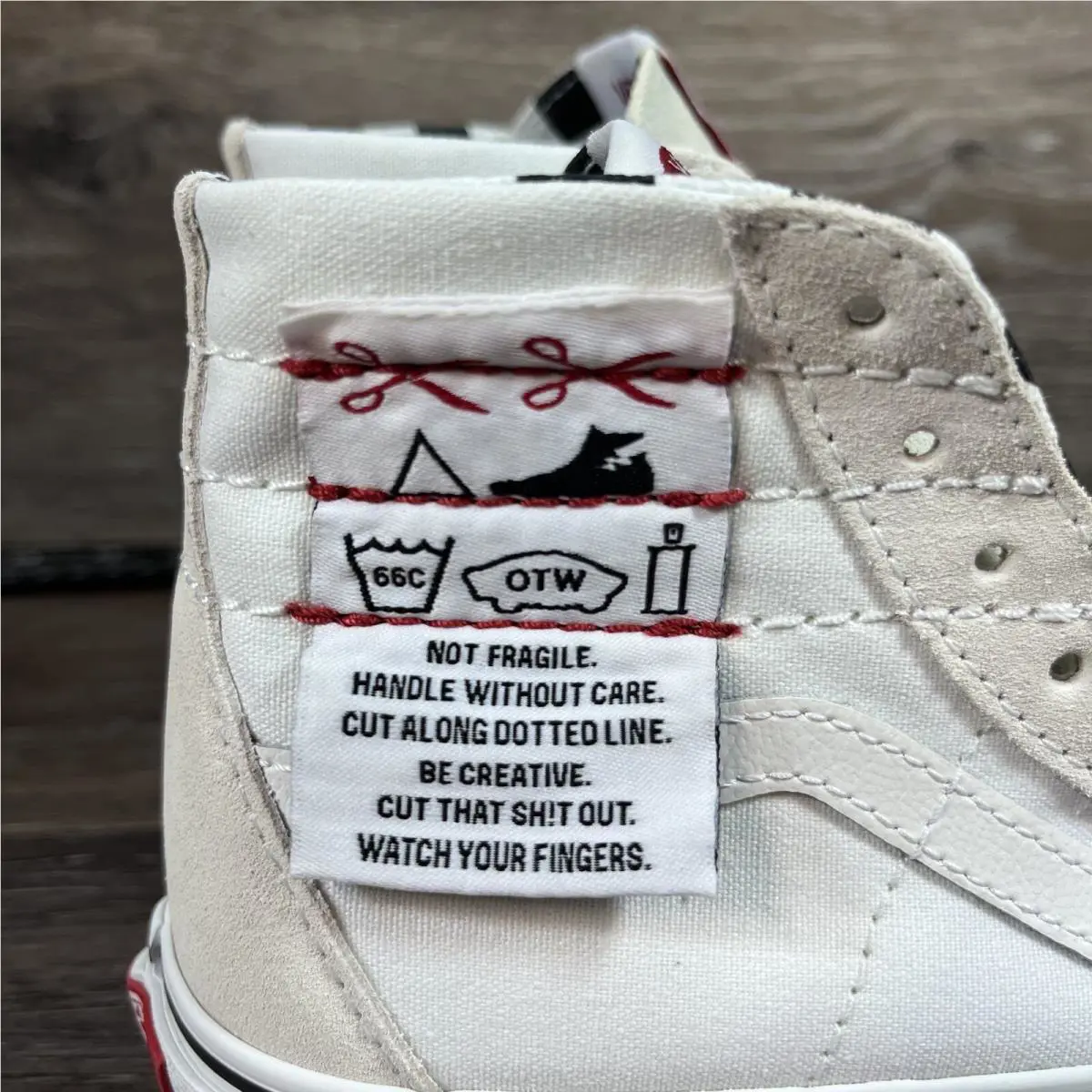 Vans shoes - VANS Sk8-Hi - VN0A4U1624F - White 4
