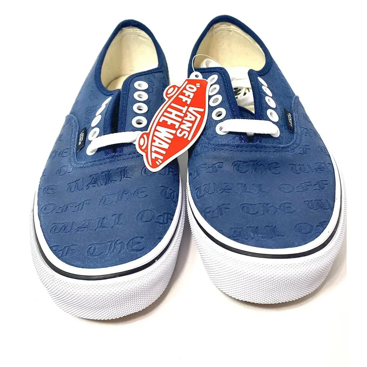 Vans Dress Blues Deboss Otw Suede Skate Shoes Men s 7 Women s Size 8.5 - Blue
