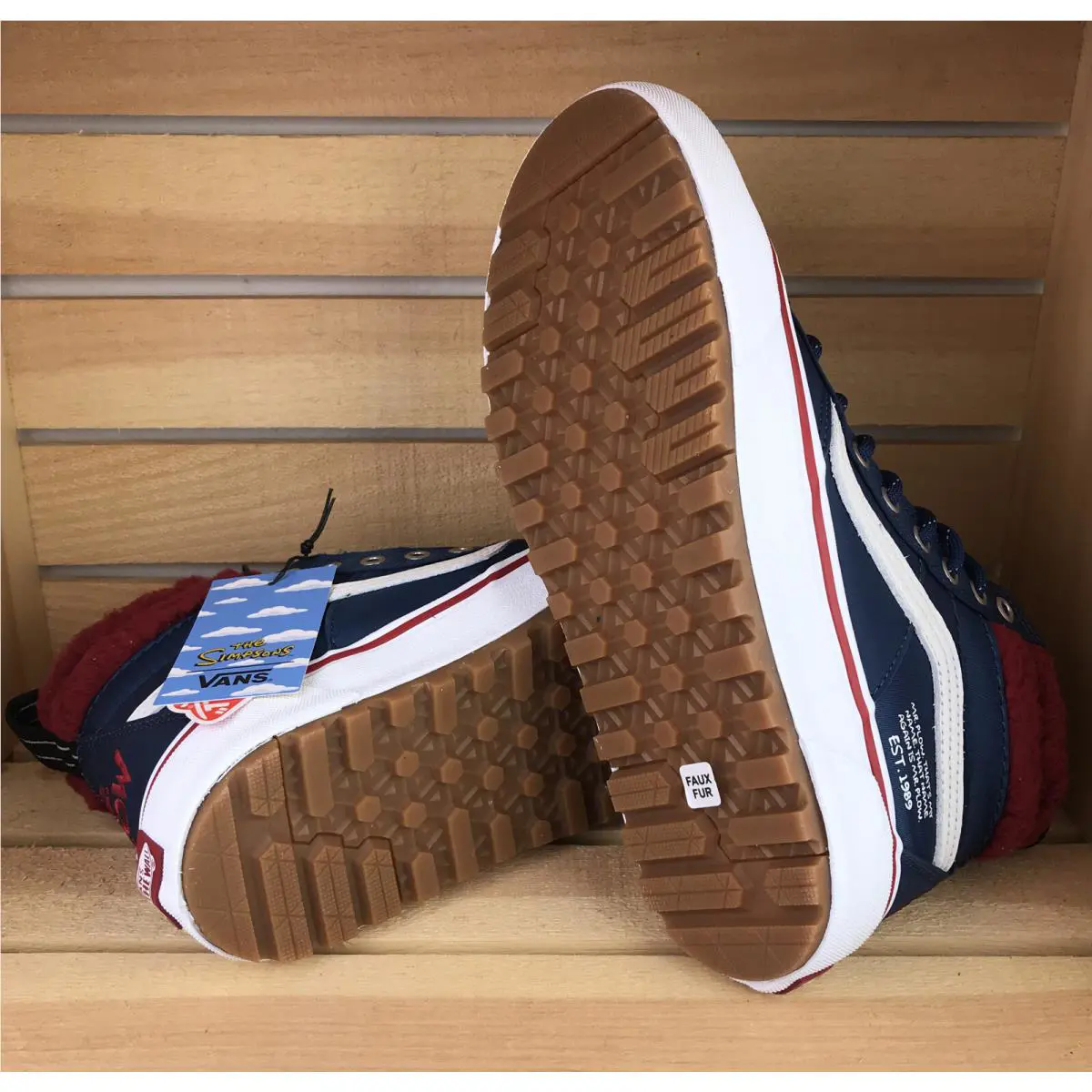 Vans shoes - VANS Sk8-Hi Mte - Mte - Blue / Red / White 3