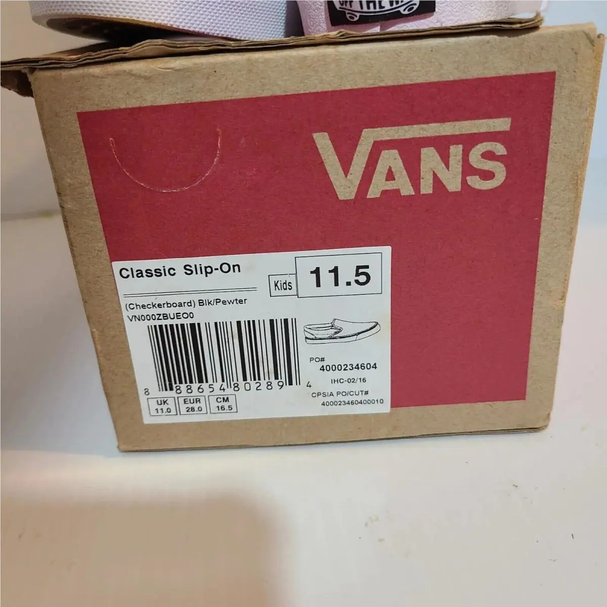 Vans shoes - (Checkerboard) Black/Pewter 1