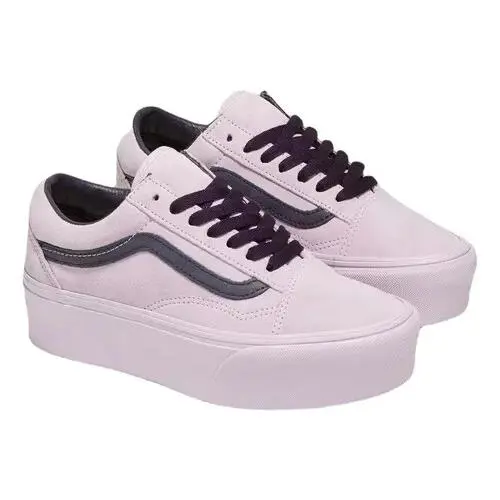 Vans Old Skool Stackform Low Unisex Men Size 6 = Women Size 7.5 Shoes Purple