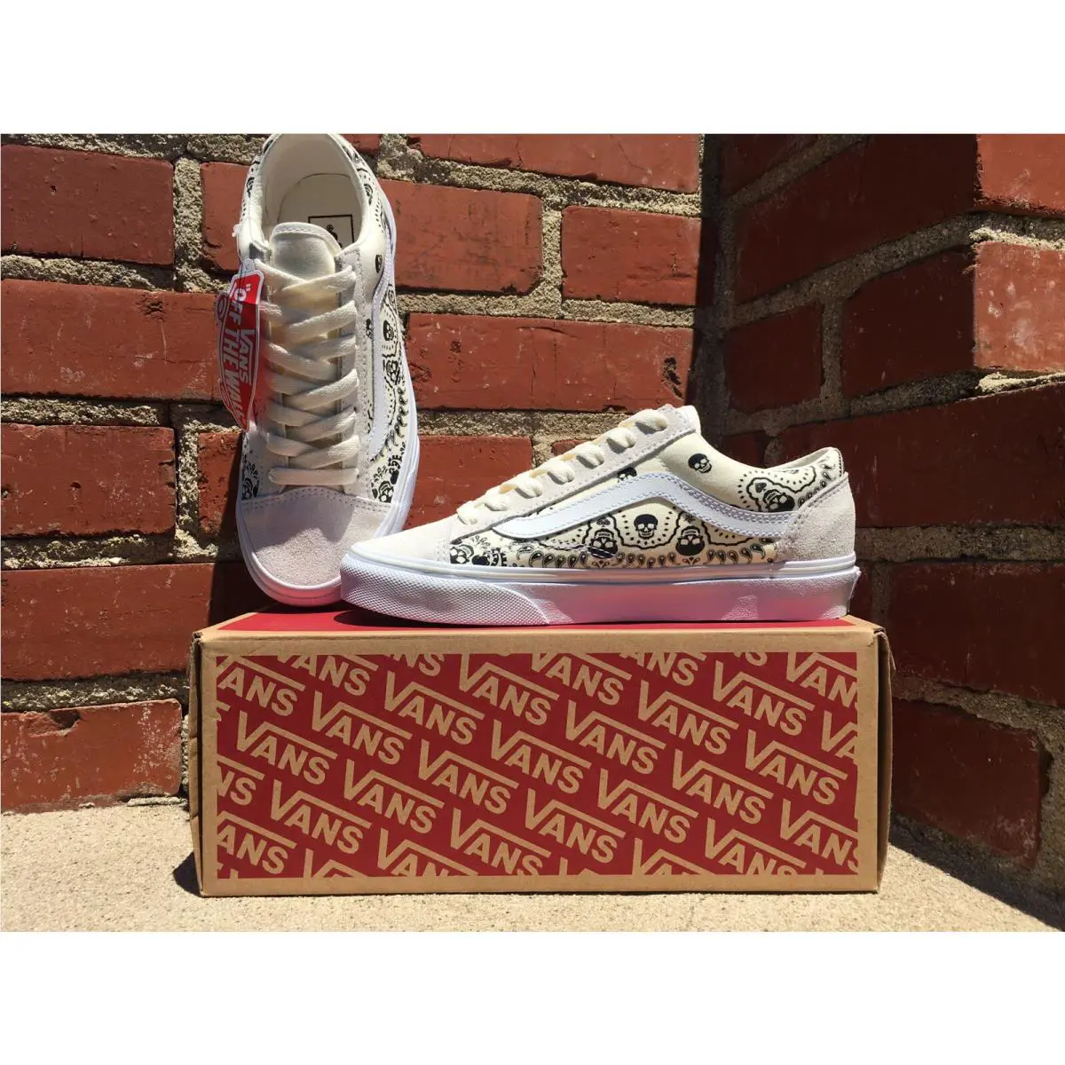 Vans shoes - Vans Bandana Style 36 - Bandana Style - White (UPC: 194902663064) 6