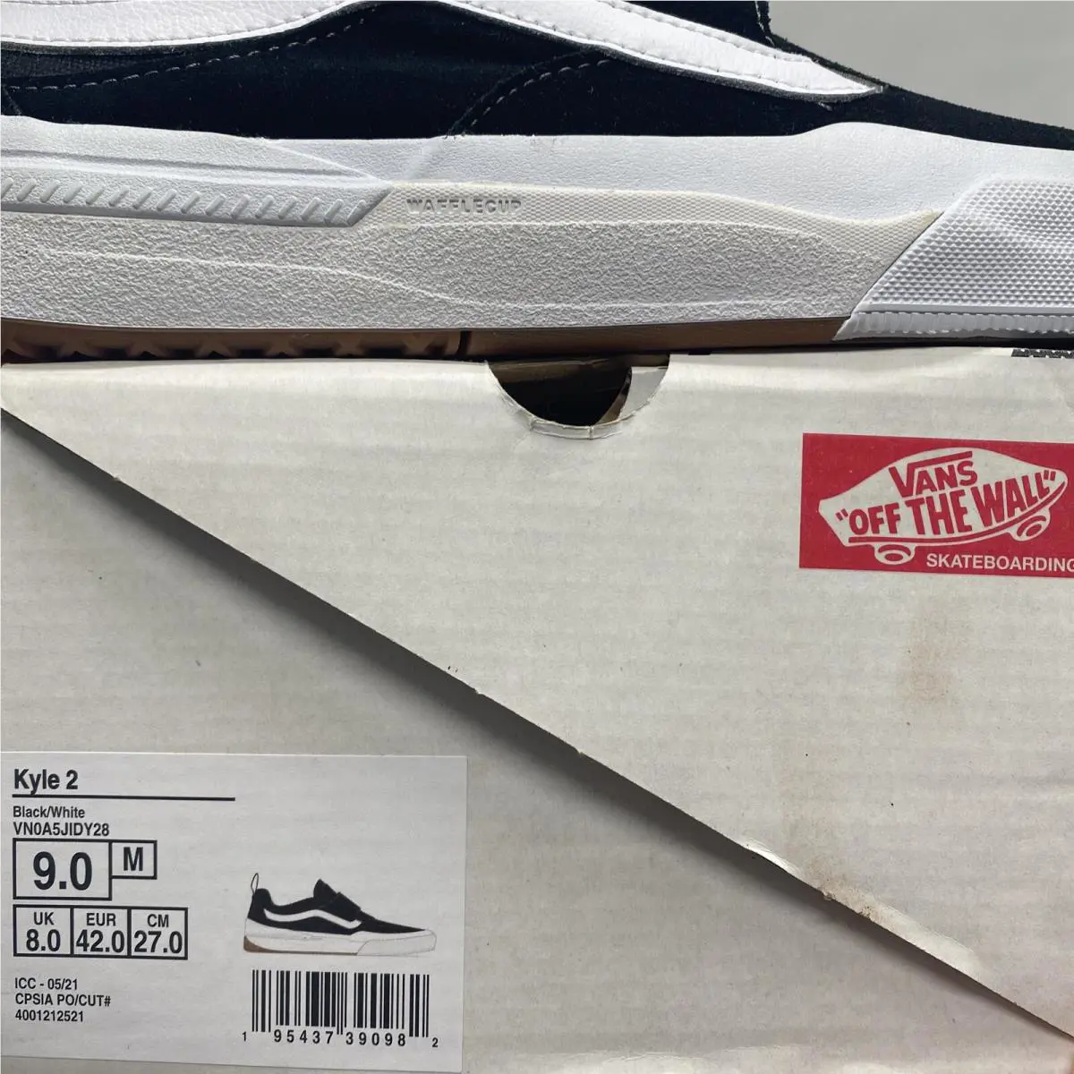 Vans shoes - VANS Kyle 2 - Kyle - VN0A5JIDY28 - Black / White (UPC: 0195437390982) 5