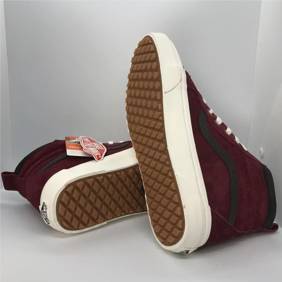 Vans shoes - SK8 HI MTE - MTE - Biking Red Chocolate Torte White (UPC: 0193395015206) 3