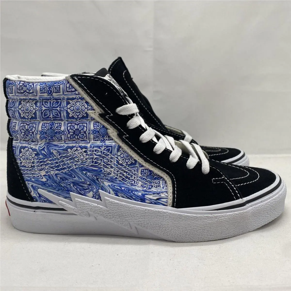Vans shoes - VANS Sk8 Hi - Liquify Black Blue White (UPC: 0196244804464) 0