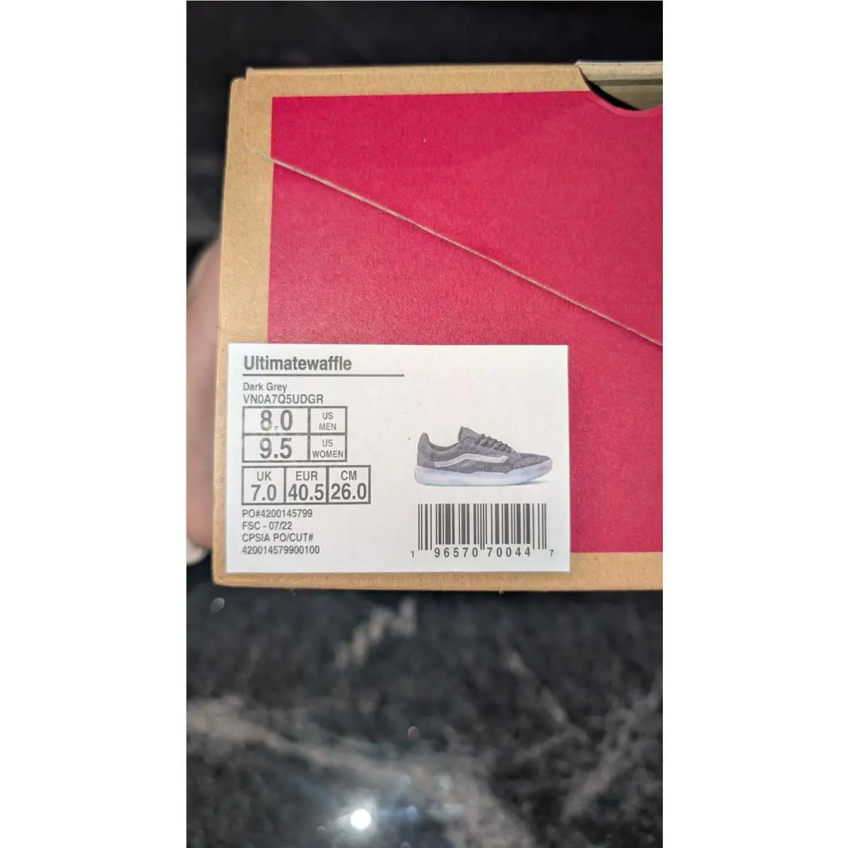 Vans shoes - Vans EXP Ultimatewaffle - EXP Ultimatewaffle - VN0A7Q5UDGR - Gray 1