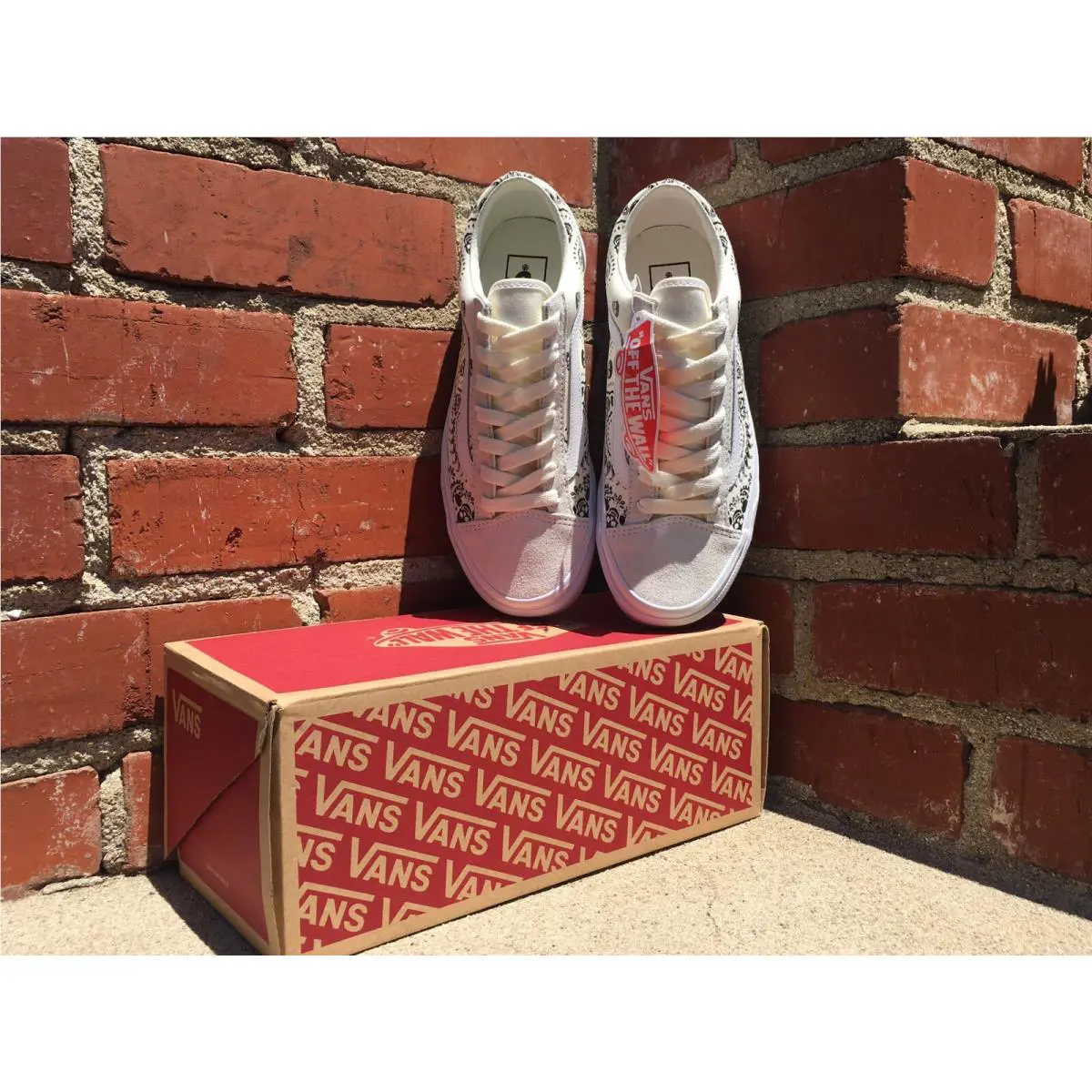 Vans shoes - Vans Bandana Style 36 - Bandana Style - White (UPC: 194902663088) 7