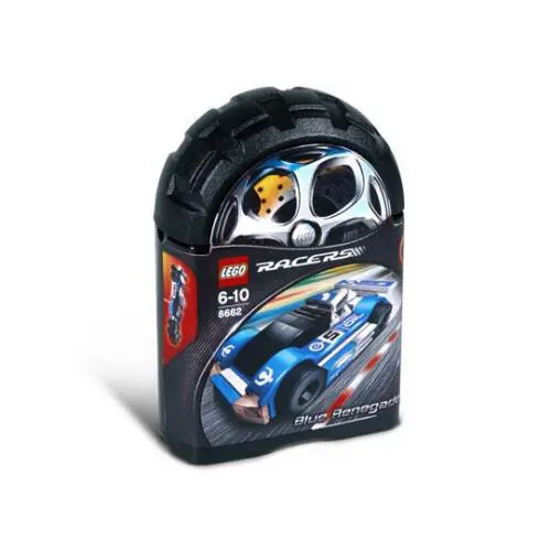 Lego Blue Renegade 8662 Racers Minifigure Building Set - Blue