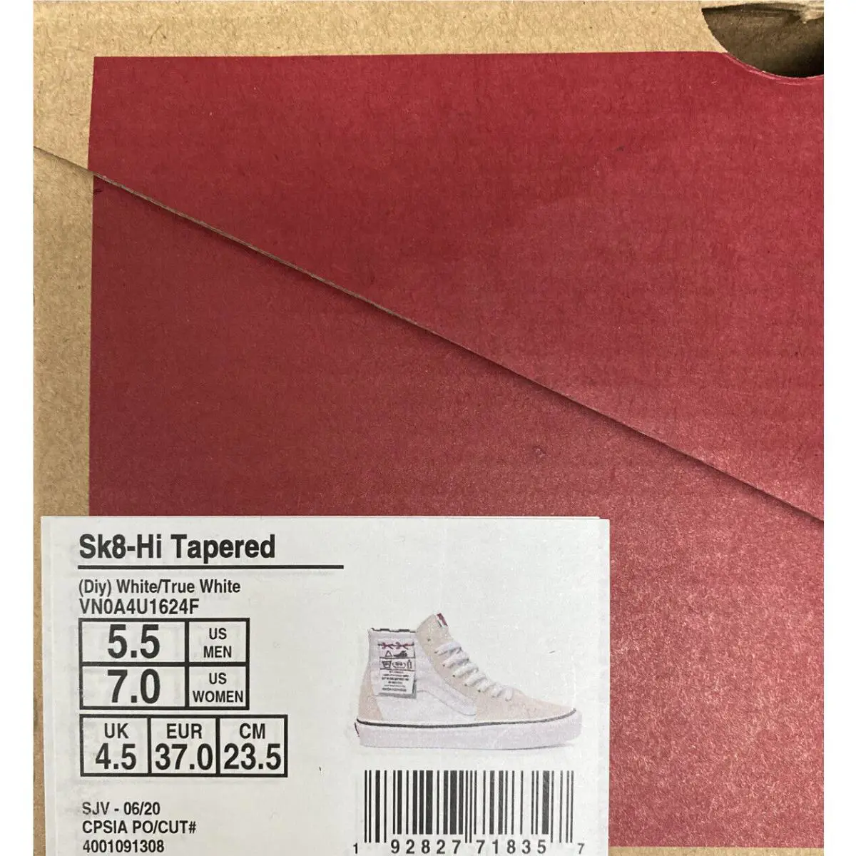 Vans shoes - White (UPC: 0192827718395) 6