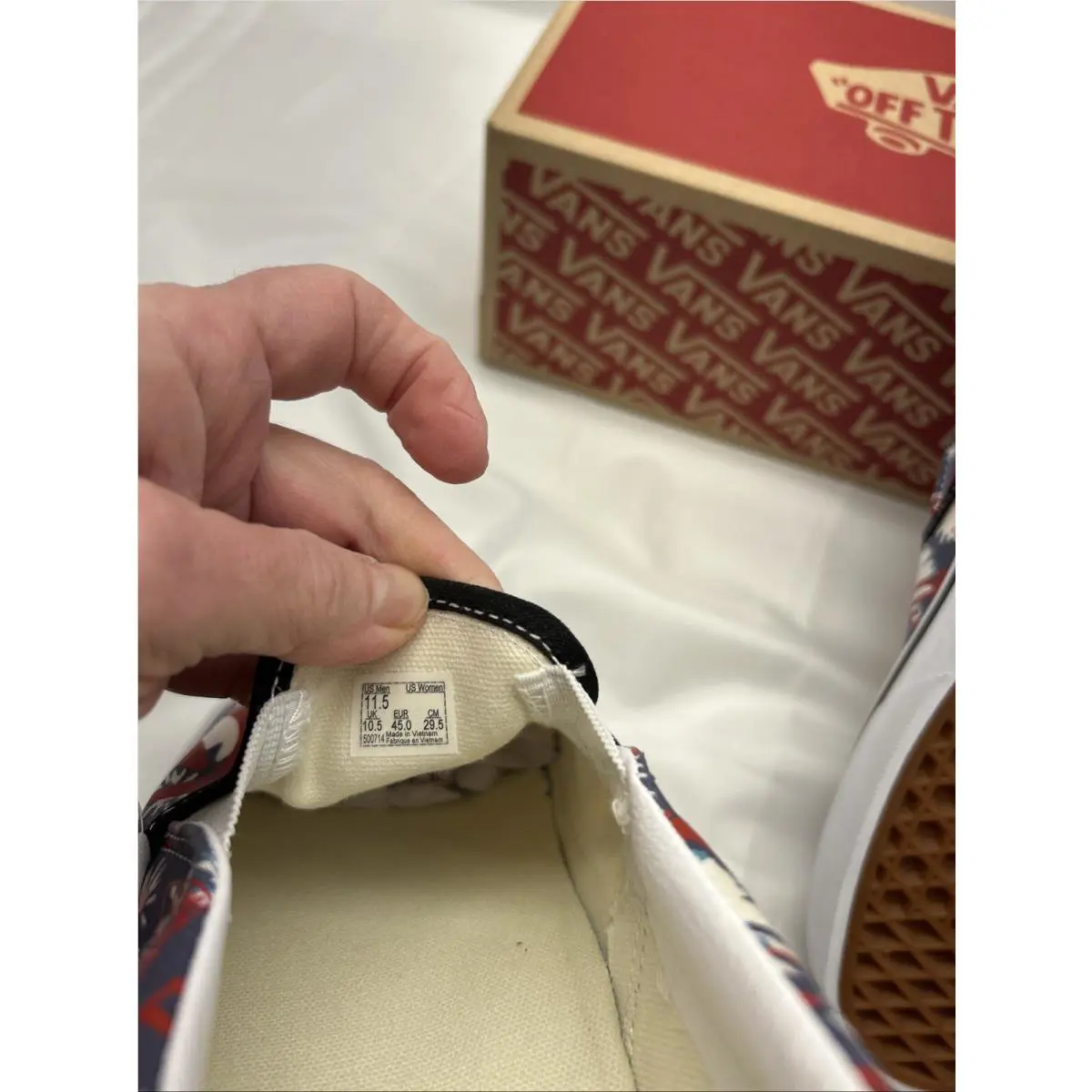 Vans shoes - VANS Classics - Classics - VNOA4BV31JA - Blue/Red/White 5