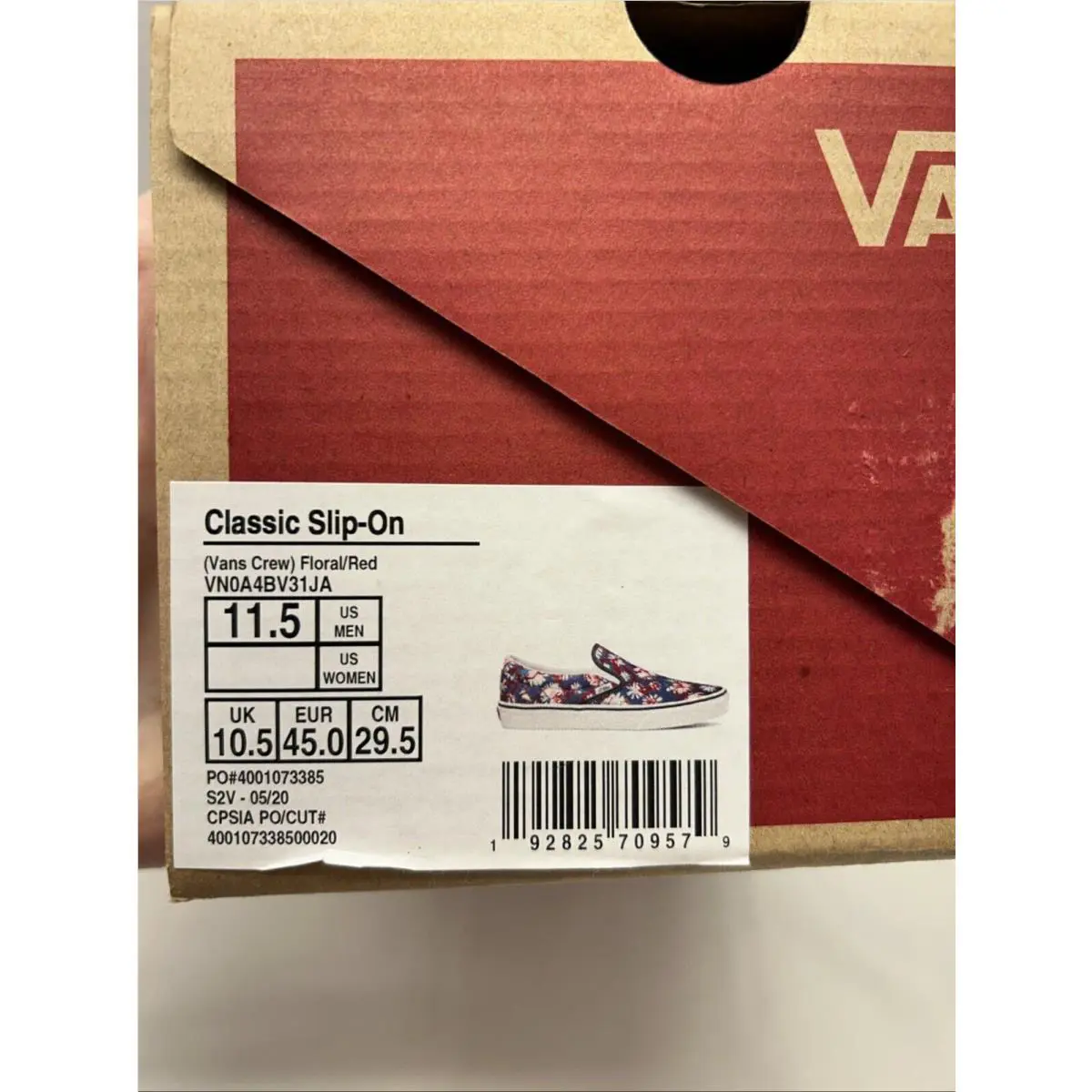 Vans shoes - VANS Classics - Classics - VNOA4BV31JA - Blue/Red/White 6