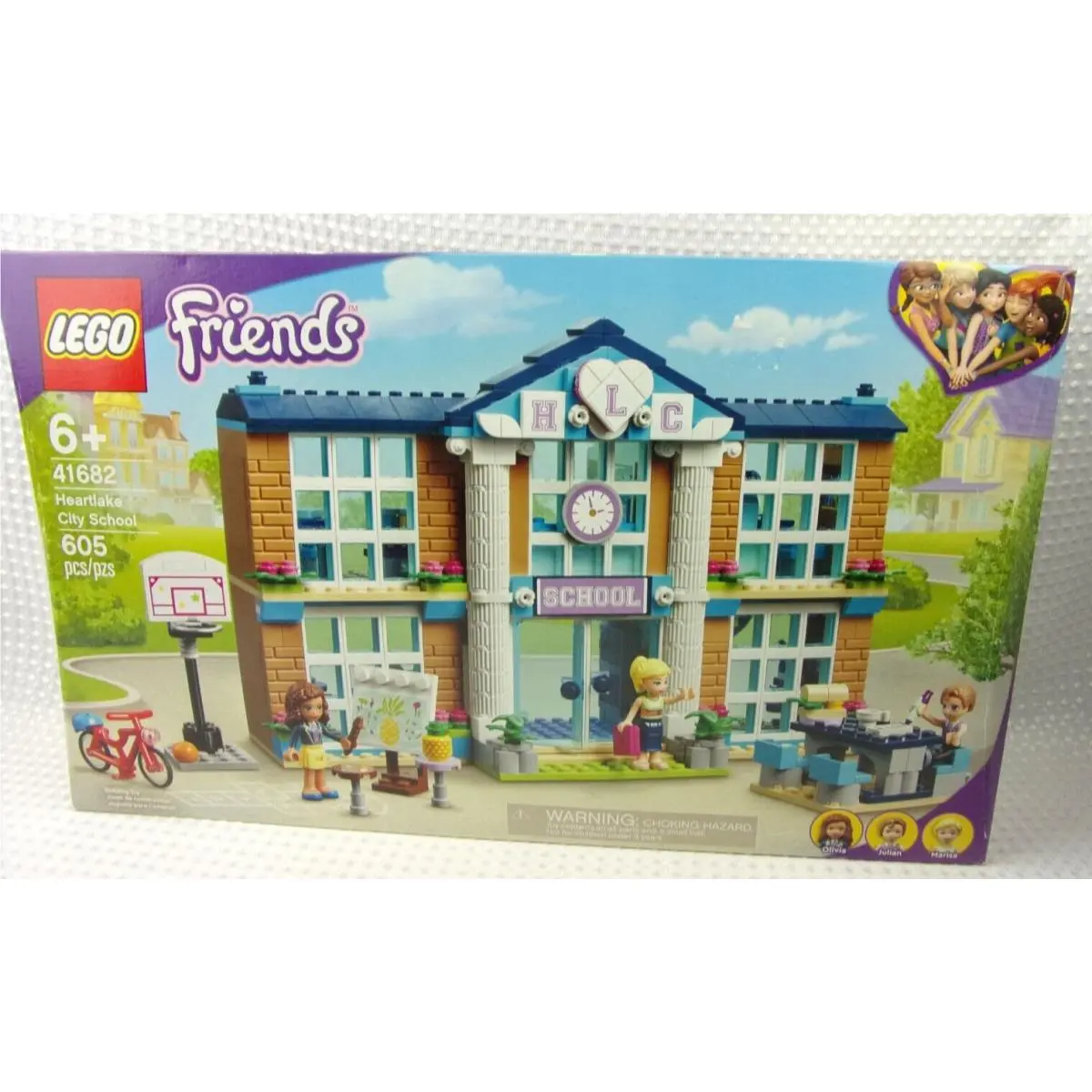 Lego Friends Heartlake City School 41682 Building Kit 605 Pieces