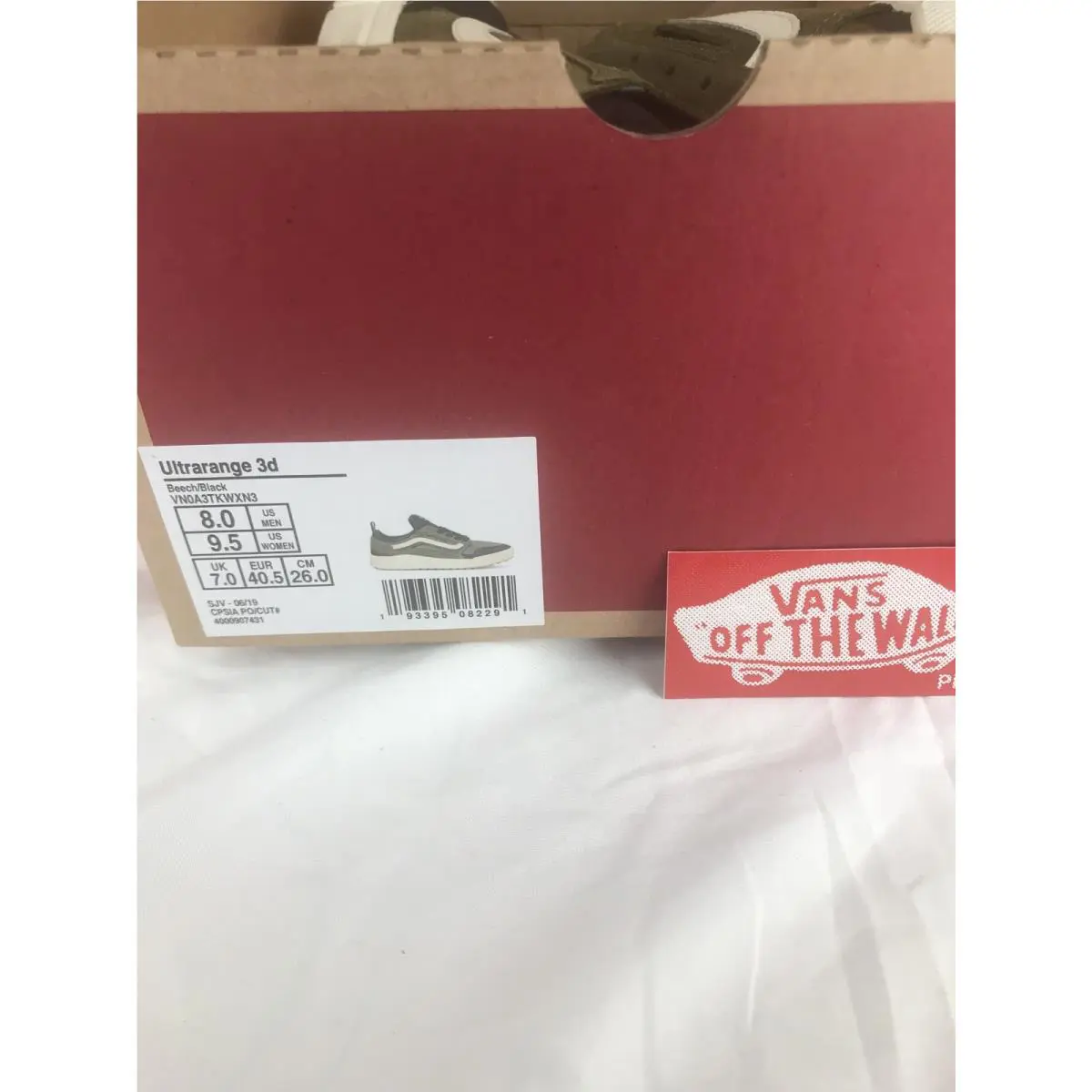 Vans shoes - VANS UltraRange - UltraRange - Beech Green Black Marshmallow White, Manufacturer: Beech Black (UPC: 0193395082291) 5