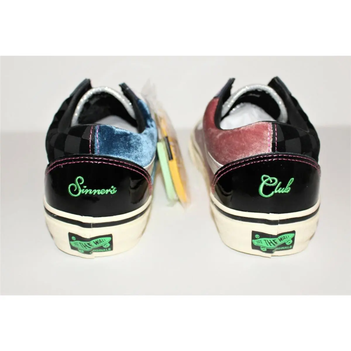 Vans shoes - OG Old Skool LX - Old Skool - Black Transparent/Yellow/Pink/Blue/Silver 6