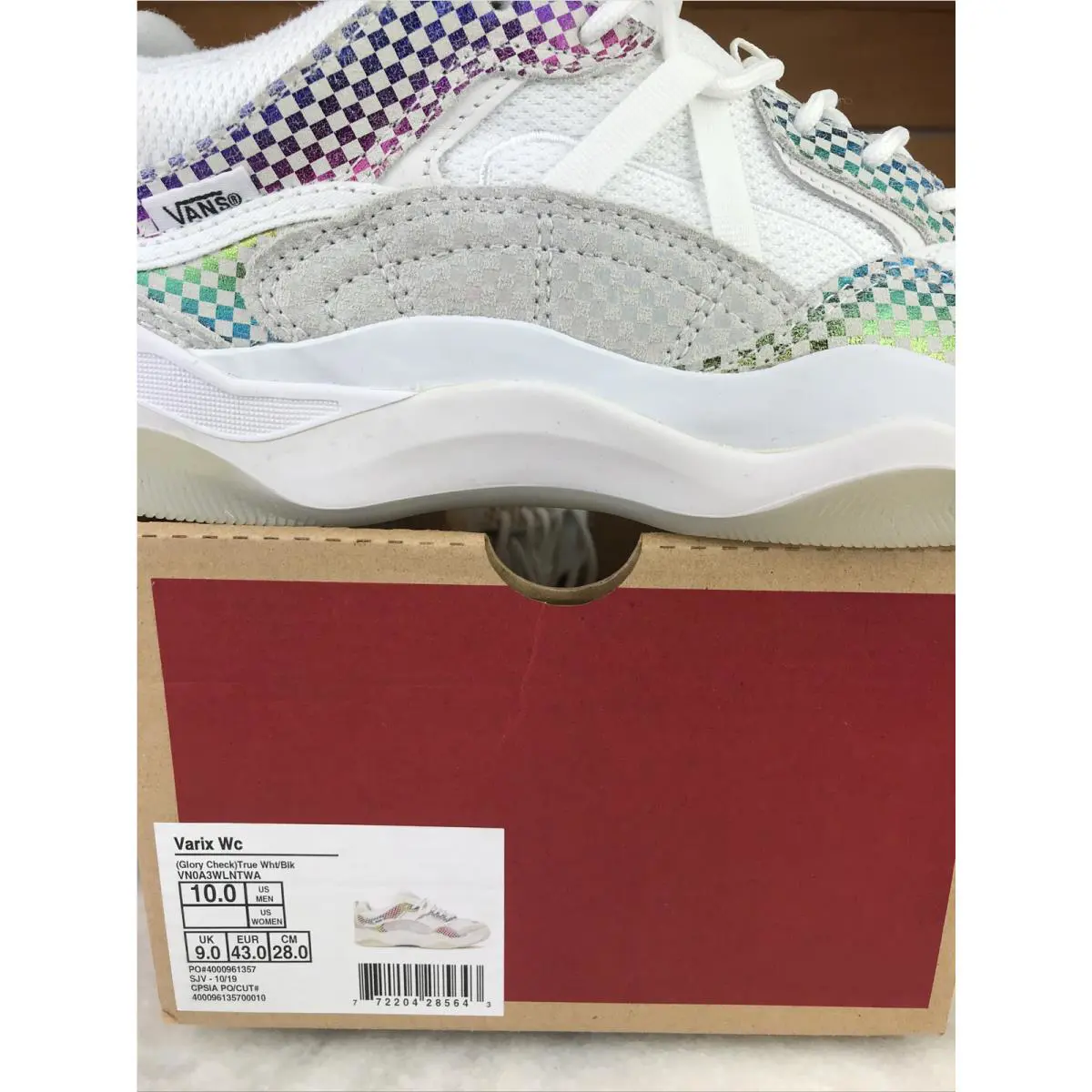 Vans shoes - VANS Varix WC - Varix - White - Multicolor, Manufacturer: True White / Black (UPC: 0772204285643) 4