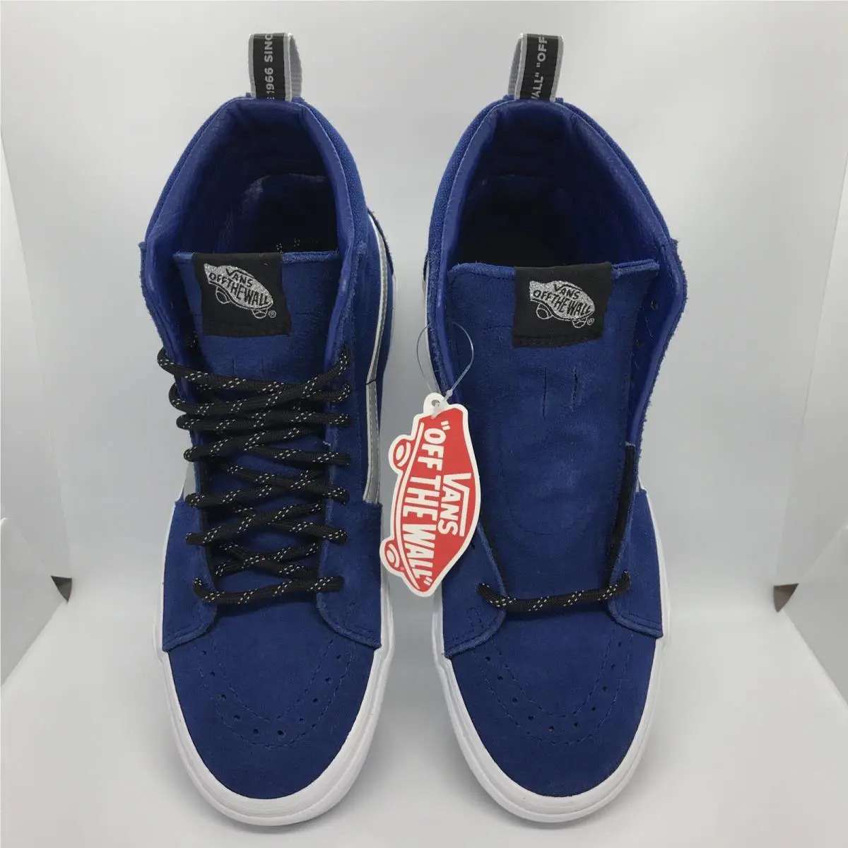 Vans shoes - VANS SK8-Hi Reissue - Reissue - Blue / White / Reflective Gray Grey Silver (UPC: 0194904281907) 2
