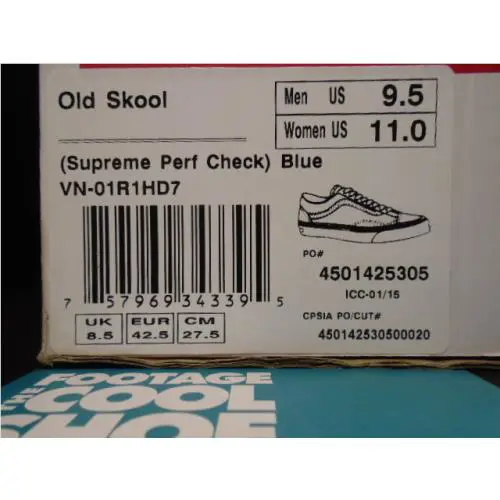 Vans shoes - VANS Old Skool - Old Skool - VN-01R1HD7 - Blue 6