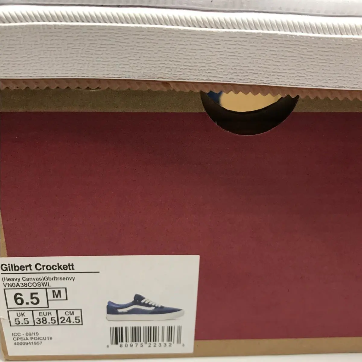 Vans shoes - Gilbert Crockett - Gilbert Crockett - VN0A38COSWL - Gibraltar Sea Navy Blue White (UPC: 0680975223323) 3