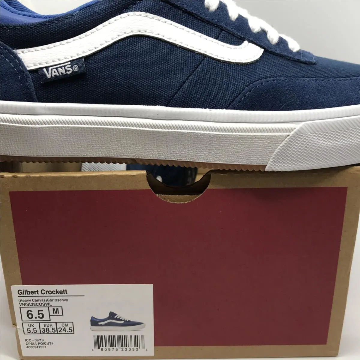 Vans shoes - Gilbert Crockett - Gilbert Crockett - VN0A38COSWL - Gibraltar Sea Navy Blue White (UPC: 0680975223323) 2