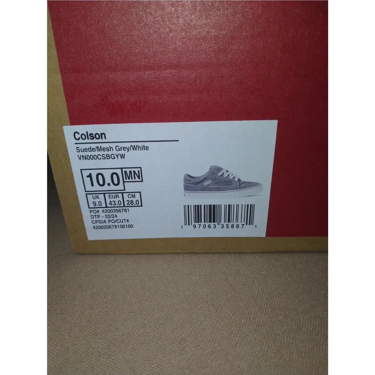 Vans shoes - Vans Colson - Colson - Gray 0