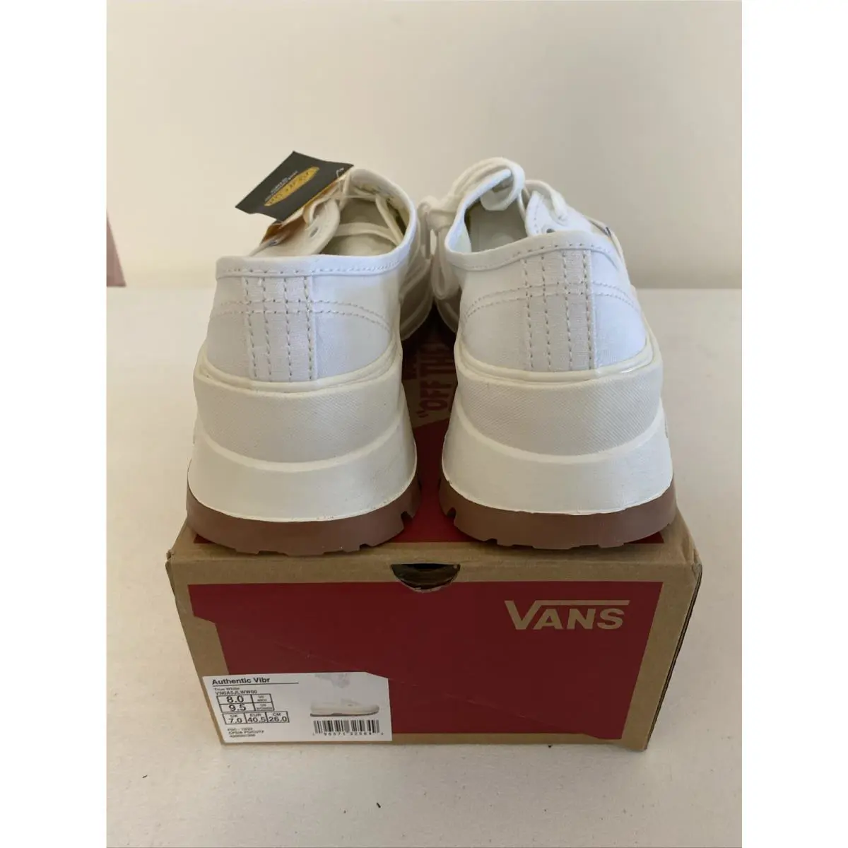 Vans shoes - Vans Authentic Vibram - Authentic Vibram - VNOA5JLWWOO - White (UPC: 0196571325649) 1