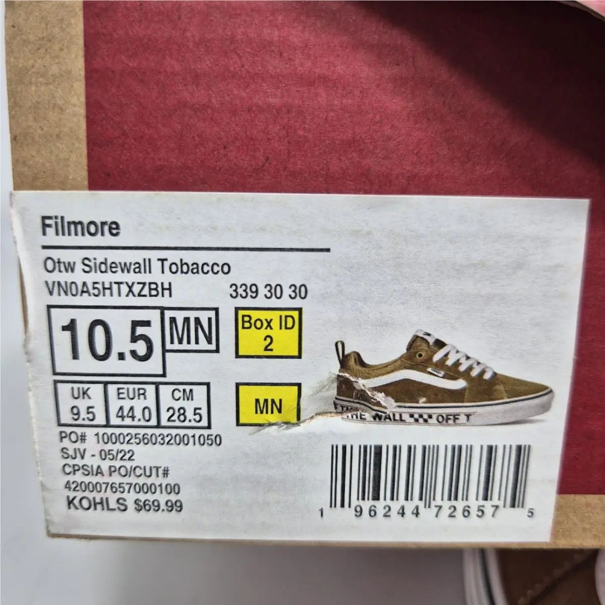Vans shoes - VANS Filmore - Filmore - VN0A5HTXZBH - Brown (UPC: 196244726575) 7