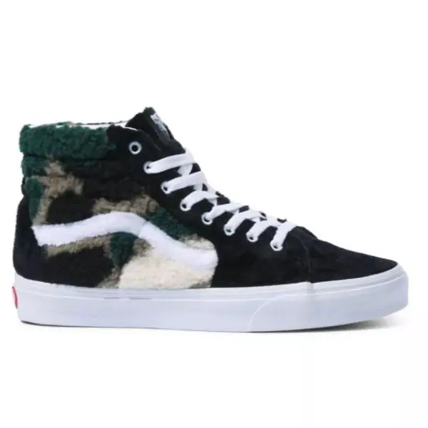 Vans shoes - BLACK/GREEN/BROWN/WHITE - CAMOUFLAGE 1