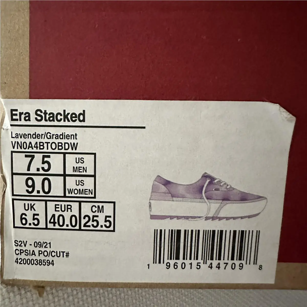 Vans shoes - VANS Off The Wall - Off The Wall - 353202 - Pink Lavender 7